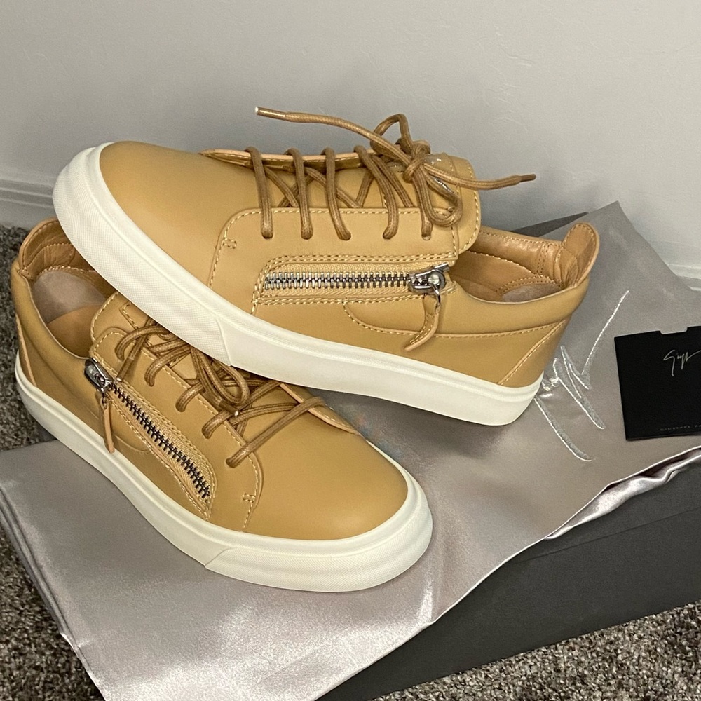 Giuseppe Zanotti tan shoes